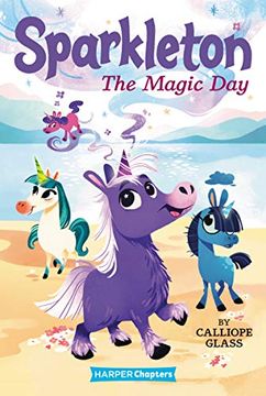 portada Glass, c: Sparkleton #1: The Magic day (Harperchapters) (in English)