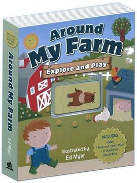 portada Around my Farm: Explore & Play (en Inglés)