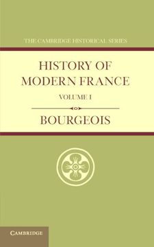 portada History of Modern France: Volume 1, 1815 1852 (Cambridge Historical Series) (en Inglés)