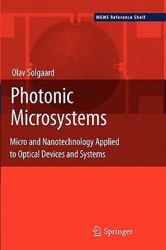portada photonic microsystems: micro and nanotechnology applied to optical devices and systems (en Inglés)