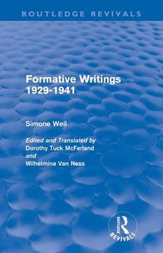 portada formative writings (routledge revivals) (in English)