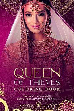 portada Queen of Thieves: Coloring Book (en Inglés)
