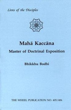 portada Maha Kaccana Master of Doctrinal Exposition
