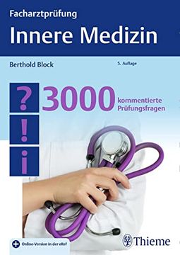 portada Facharztprüfung Innere Medizin: 3000 Kommentierte Prüfungsfragen (en Alemán)