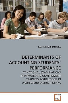 portada determinants of accounting students' performance (en Inglés)