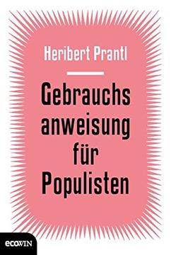 portada Gebrauchsanweisung für Populisten (in German)