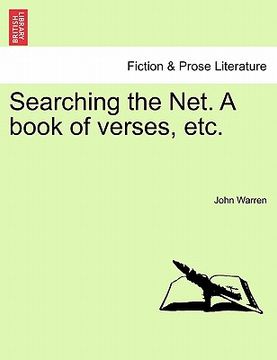 portada searching the net. a book of verses, etc. (en Inglés)