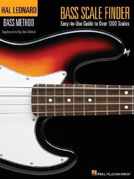 portada bass scale finder: easy-to-use guide to over 1,300 scales 9 inch. x 12 inch. edition (en Inglés)