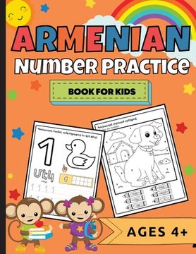 portada Armenian Number Practice Book For Kids