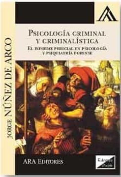 portada Psicología criminal y criminalística: El informe pericial en psicología y psiquiatría forense