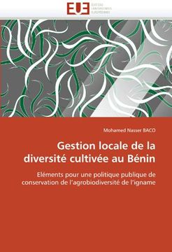 portada Gestion Locale de La Diversite Cultivee Au Benin