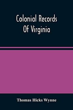 portada Colonial Records of Virginia (en Inglés)