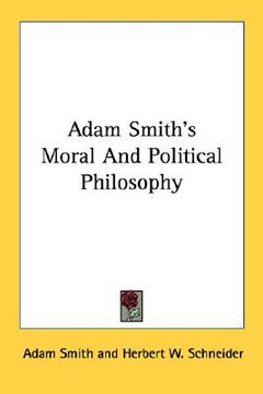 portada adam smith's moral and political philosophy (in English)