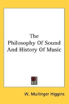 portada the philosophy of sound and history of music (in English)