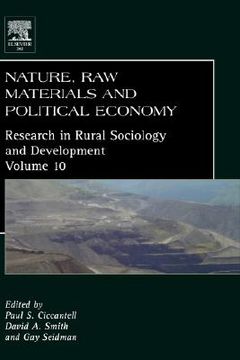 portada nature, raw materials, and political economy (en Inglés)