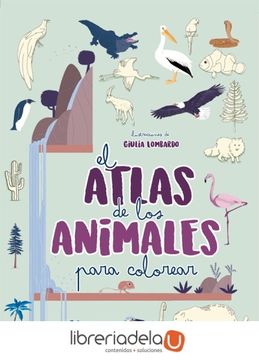 portada Atlas de los Animales Para Colorear (Vvkids)