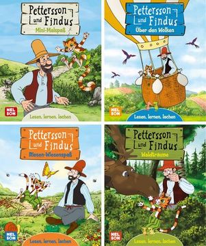 portada Nelson Mini-Bücher: Pettersson und Findus 5-8 (en Alemán)