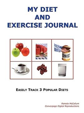 portada my diet and exercise journal (en Inglés)