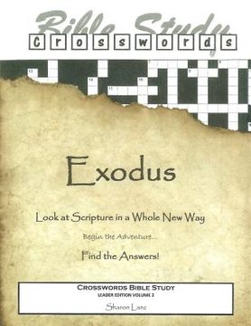 portada Crosswords Bible Study: Exodus Leader Book (en Inglés)