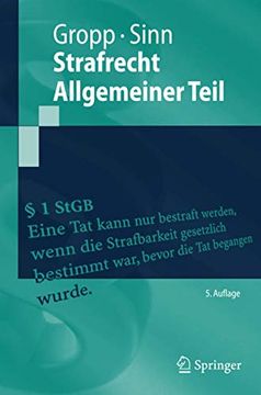 portada Strafrecht Allgemeiner Teil (Springer-Lehrbuch) (en Alemán)