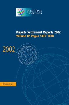portada dispute settlement reports 2002: volume 4, pages 1387-1818 (in English)