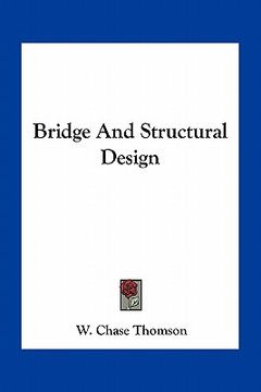 portada bridge and structural design (en Inglés)