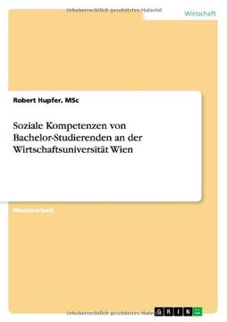 portada Soziale Kompetenzen von Bachelor-Studierenden an der Wirtschaftsuniversität Wien