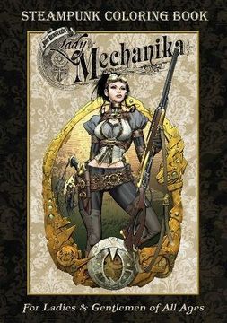 portada Lady Mechanika Steampunk Coloring Book (en Inglés)