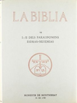 portada La Bíblia de Montserrat, Volum 7. Paralipòmens-Esdras-Nehemias (en Catalá)