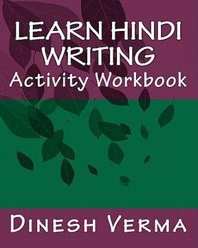 portada learn hindi writing activity workbook (en Inglés)