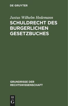 portada Schuldrecht des Burgerlichen Gesetzbuches (en Alemán)