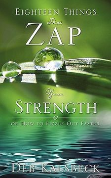 portada eighteen things that zap your strength (en Inglés)