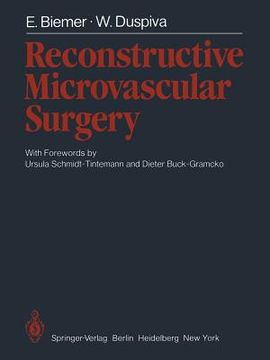 portada reconstructive microvascular surgery (in English)