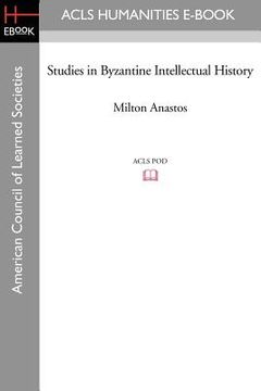 portada studies in byzantine intellectual history (en Inglés)