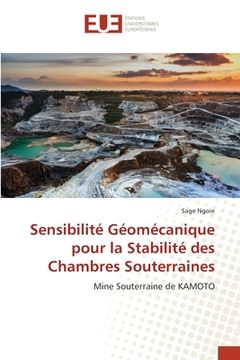 portada Sensibilité Géomécanique pour la Stabilité des Chambres Souterraines (in French)