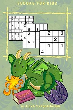 portada Sudoku for Kids Vol. 1: 4 x 4, 6 x 6, 9 x 9 Grids for Kids (en Inglés)