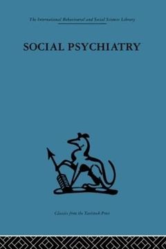 portada Social Psychiatry: A Study of Therapeutic Communities
