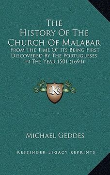 portada the history of the church of malabar: from the time of its being first discovered by the portugueses in the year 1501 (1694)