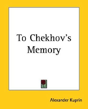portada to chekhov's memory (in English)
