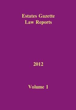portada eglr 2012 volume 1 (en Inglés)