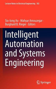 portada intelligent automation and systems engineering (en Inglés)