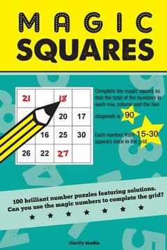portada Magic Squares: 100 number puzzles featuring solutions