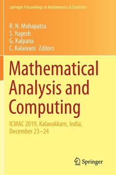 portada Mathematical Analysis and Computing: Icmac 2019, Kalavakkam, India, December 23-24 (in English)
