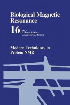 portada Modern Techniques in Protein NMR (en Inglés)