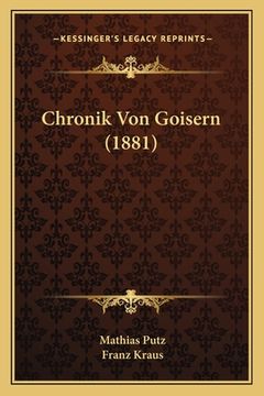 portada Chronik Von Goisern (1881) (in German)