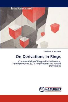 portada on derivations in rings (en Inglés)