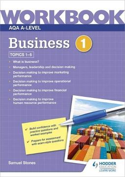 portada Aqa A-Level Business Workbook 1 (Aqa Workbook) (en Inglés)