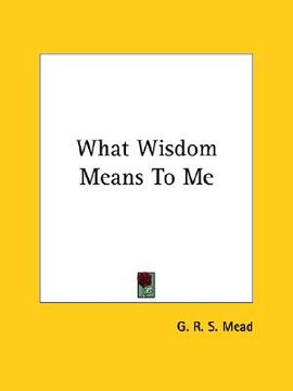 portada what wisdom means to me