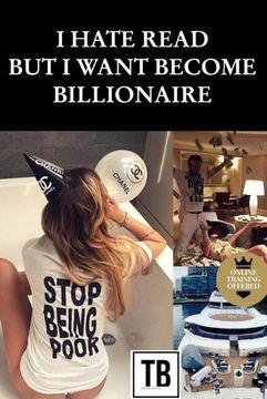 portada I Hate Read but i Want Become Billionaire (en Inglés)