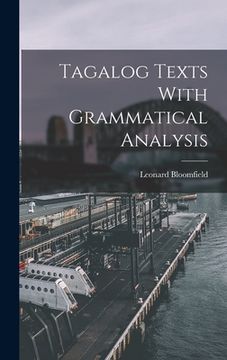 portada Tagalog Texts With Grammatical Analysis